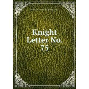   Letter No. 75 The Lewis Carroll Society of North America Books
