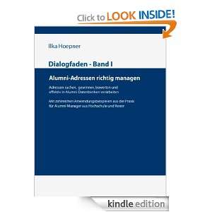 Dialogfaden   Band I Alumni Adressen richtig managen Adressen suchen 