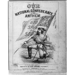  Our national Confederate anthem,sheet music cover,1862 