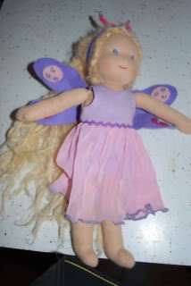   Kruse Germany Waldorf Doll Blonde Blue Eye Dragonfly Fairy  