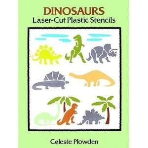  Dinosaurs Laser Cut Plastic Stencils (Dover Stencils 