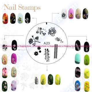 Nail Art Stamp ENAS design image stamping DIY stencil printing salon 