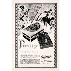  1929 Ad Whitmans Prestige Chocolate Box Candy Confections 