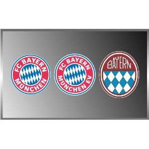 Fc Bayern Munich Budesliga Germany Soccer From Old to New Vinyl Decal 