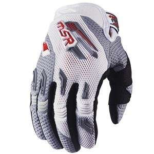  MSR Racing MX Air Gloves   Medium/Grey/White: Automotive