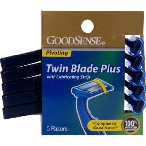  Good Sense Twin Blade Plus With Lubricating Strip Pivoting 