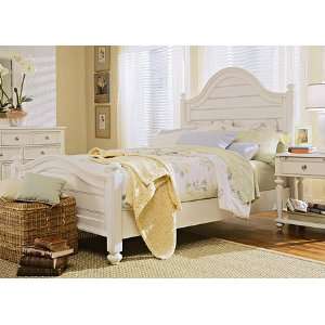 Camden White Full Size Panel Bed   American Drew 920 312:  