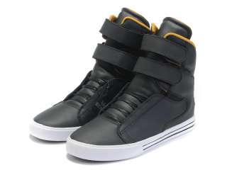 NEW TK Society Supra Justin Bieber shoes Skateboard Shoes  Black&Gold 