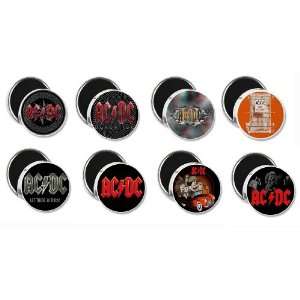  AC/DC Rock Band Button Style Magnet Collection Everything 