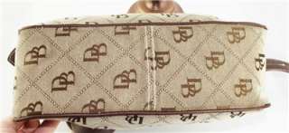 DOONEY & BOURKE SIGNATURE handbag purse TAN shoulder bag AUTHENIC 