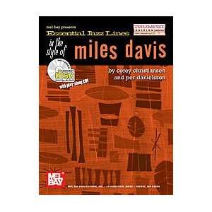   in the Style of Miles Davis   Trumpet Edition Book/CD Set Electronics