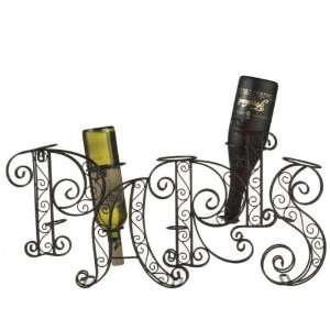  32 Novelty French Style Paris Word Wall Wine Bottle Rack 