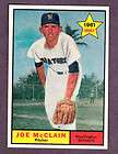 1961 Topps Joe McClain 488 NM MT HIGH GRADE SET BREAK  