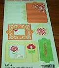   chipboard S.E.I COASTER TAGS winnies walls collection embellishment