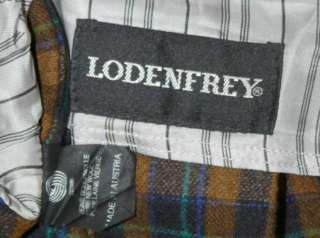 LODENFREY Austria WOOL Brown & Blue Suit JACKET/42 44 L  