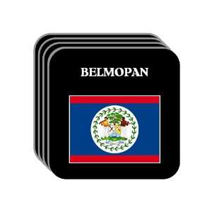 Belize   BELMOPAN Set of 4 Mini Mousepad Coasters