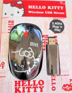 HELLO KITTY~ WIRELESS USB MOUSE WINDOWS MAC  