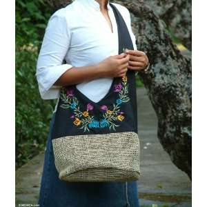  Cotton and agel sling bag, Black Extravaganza Kitchen 