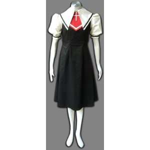  Japanese Anime Air Cosplay Costume   Female School Uniform 