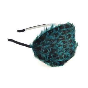    Handmade Feather Headband Hair Band Fascinator Peacock Beauty