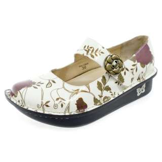 Alegria Paloma Shoe, 514 (Rose Patent, White), ALG PAL 514