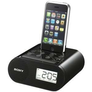  NEW FM Clock Radio for iPod/iPhone Black (Audio/Video 