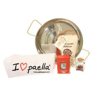  Stainless Steel Paella Pan Set for Two: Kitchen & Dining