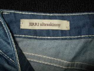 DESCRIPTION : William Rast Jerri Fit Ultra Skinny Denim Jeans Sz 27