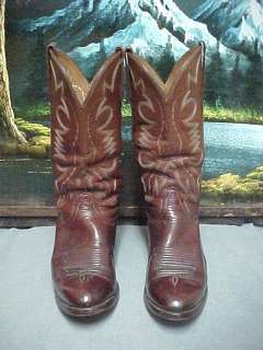 Lucchese Western Cowboy Boots Mens Size 9D  