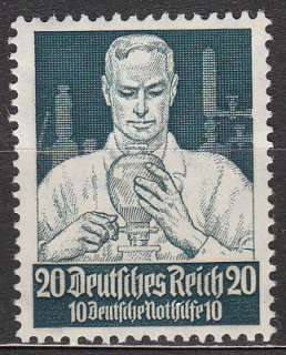 Stamp Germany Mi 562 Sc B65 1934 Nazi 3rd Reich Professions Scientist 
