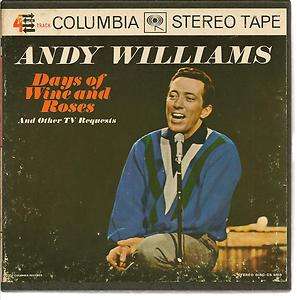 Andy Williams Days of Wine and Roses Reel to Reel Tape 7.5  