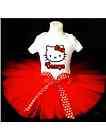 BIRTHDAY HELLO KITTY TUTU OUTFIT RED DRESS 1ST 2ND 3RD 4TH 5TH 6TH