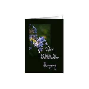  After Gallbladder Surgery, tiny purple blooms Card Health 
