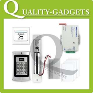 RFID Door Access Control Kit + Special Power Supply + Electric Lock+ 5 