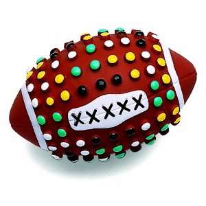   Jumbo Vinyl Football Dog Toy with Color Tips, 8 Inch: Pet Supplies