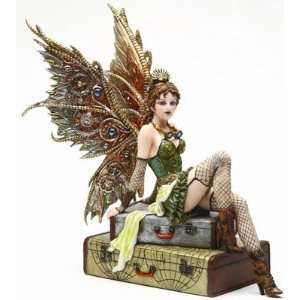  Steampunk Fairy Rebecca Air Voyage Girl Statue Figurine 