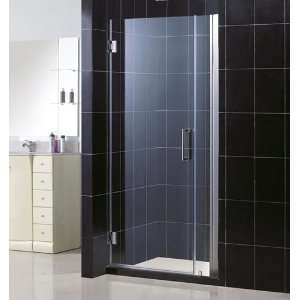   Unidoor Frameless Hinged Shower Door 36   37 x 7