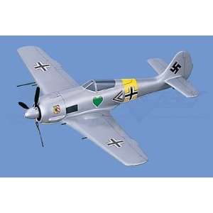 Focke Wulf   Fw 190,  Green Heart, Silver Aircraft Model Mahogany 