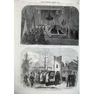    Funeral Queen Marie Amellie 1866 Ardente Weybridge