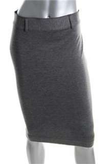 FAMOUS CATALOG Gray Stretch Pencil Skirt Sale 6  