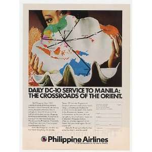  1975 Philippine Airlines DC 10 Service to Manila Route 