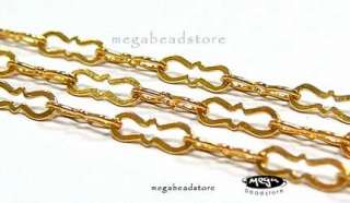 5mm Krinkle 14K Gold Filled Cable Loose Chain Flatten Links Bulk CH16 