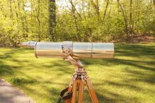 1936 U.S. Team Coaching Telescope   80 mm Bausch & Lomb   Restored