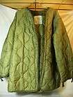 NATO MILITARY EXTREME COLD WEATHER PARKA LINER SIZE SMALL ARMY GREEN 