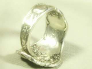 Paye & Baker GRAPES Sterling Silver Spon Ring RARE Size 8 12 