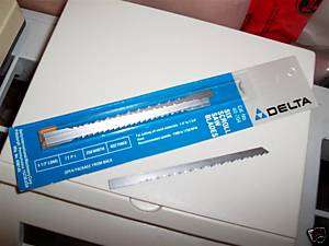 DELTA 6 PC.SCROLL SAW BLADE SET # 40 704  HARD TO FIND  