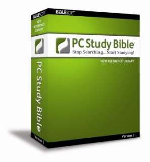 PC STUDY BIBLE NEW REFERENCE LIBRARY Software New CDROM  