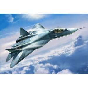  Zvezda 1/72 Sukhoi T50 Russian Stealth Fighter Kit Toys & Games