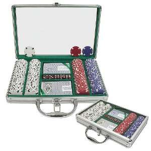  200 Chip Texas HoldEm Set w/Clear Cover Aluminum Case 