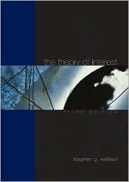 Theory of Interest, (0073382442), Stephen G. Kellison, Textbooks 